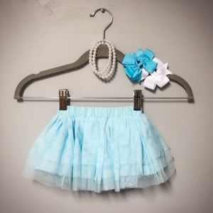 Infant Beautiful Aqua Blue Tutu